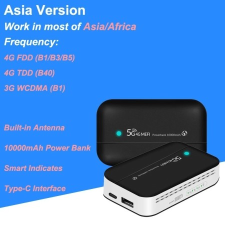 Módem Wifi tarjeta Sim desbloqueado 4G Lte enrutador Wifi inalámbrico 