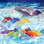 34pcs Juguetes de Buceo Conjunto para Niños Incluir Torpedos Bandidos*4,Anillos de Buceo*4,Algas Marinas*3,Gemas de Buceo