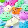 39pcs Juguetes de Magnético del Flotante, Educativa Juego Acción Juguetes del Baño Reflejo para Niños Agua Piscina Baño Playa