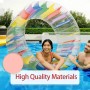 120CM Rueda de Agua Inflable para Piscina,Lagos y Playas,Rodillo de Agua Gigante para Niños y Niñas (3-20 Años),Juguete de