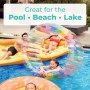 120CM Rueda de Agua Inflable para Piscina,Lagos y Playas,Rodillo de Agua Gigante para Niños y Niñas (3-20 Años),Juguete de