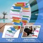 120CM Rueda de Agua Inflable para Piscina,Lagos y Playas,Rodillo de Agua Gigante para Niños y Niñas (3-20 Años),Juguete de