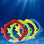 Juguetes para Nadar bajo el Agua, Juguete Acuático para Piscina​, Juguetes de Buceo, 4PCS Anillo de Pez de Buceo y 4PCS Piscina