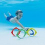 Juguetes para Nadar bajo el Agua, Juguete Acuático para Piscina​, Juguetes de Buceo, 4PCS Anillo de Pez de Buceo y 4PCS Piscina