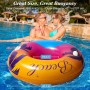 HeySplash Tubo de Piscina para Adultos, Grande Flotador Anillo de Natación Hinchable, Flotador para Nadar en Playa Lago Río