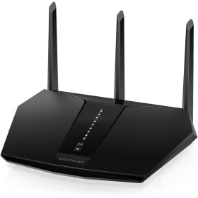 NETGEAR Nighthawk WiFi 6 Router (RAX30) | Velocidad AX2400 de 5 transmisiones | Cobertura de hasta 125 Metros Cuadrados, Negro