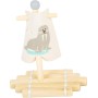 Small Foot 11658 Wooden Starfish Sailboat, Swimming Toy Water, for Children Aged 24+ Months Juguetes, Multicolor