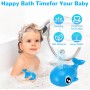 Juguete de Baño para Bebé, Ballena con Fuente Luminosa Aspersor para Piscina, para Niños de 1 a 3 Años