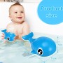 Juguete de Baño para Bebé, Ballena con Fuente Luminosa Aspersor para Piscina, para Niños de 1 a 3 Años