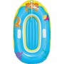 Tradineur - Coche Deportivo Hinchable Infantil para Piscina, vehículo acuático Inflable Flotante para niños, Incluye Parche de