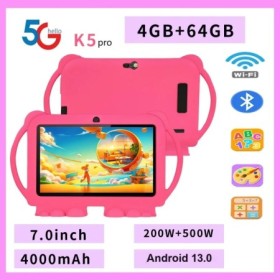 Mini tableta portátil para niños, dispositivo con WIFI 5G, 7 pulgadas,