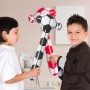 3 piezas, diseño de fútbol de martillo inflable, martillo grande para niños, juguete divertido, fiestas de piscina, juguete de