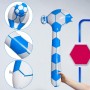 3 piezas, diseño de fútbol de martillo inflable, martillo grande para niños, juguete divertido, fiestas de piscina, juguete de