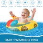 Flotador con Asiento, Anillo de Natación Inflable, Barco Juguetes de Piscina y Baño para Bebé 1 a 5 Años