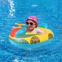 Flotador con Asiento, Anillo de Natación Inflable, Barco Juguetes de Piscina y Baño para Bebé 1 a 5 Años