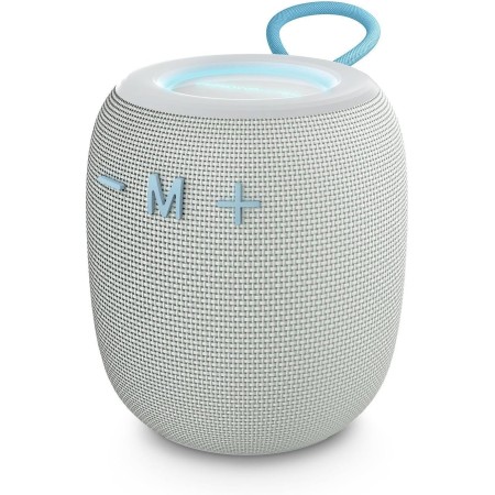 Energy Sistem Bloom – Altavoz Bluetooth (Bluetooth 5.3, 18 Horas de batería, IPX6, True Wireless, Plástico 100% Reciclado, Luces