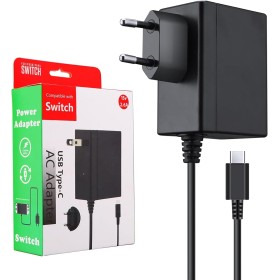 ECHTPower Cargador para Nintendo Switch, Adaptador de Corriente, 2H Carga Rápida, Cable Tipo C, Compatible con Switch/Swicth