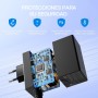 ECHTPower Cargador para Nintendo Switch, Adaptador de Corriente, 2H Carga Rápida, Cable Tipo C, Compatible con Switch/Swicth