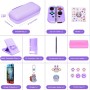 Funda para NS Switch - innoAura Accesorios NS Switch 18 en 1 con Carcasa de Transporte de Switch, Carcasa de Videojuegos de