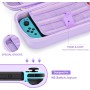 Funda para NS Switch - innoAura Accesorios NS Switch 18 en 1 con Carcasa de Transporte de Switch, Carcasa de Videojuegos de