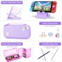 Funda para NS Switch - innoAura Accesorios NS Switch 18 en 1 con Carcasa de Transporte de Switch, Carcasa de Videojuegos de