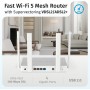 Keenetic Hopper DSL Módem Router Wi-Fi 6 en Malla supervectorial VDSL2/ADSL2+ AX1800 con un Smart Switch Gigabit de 4 Puertos y