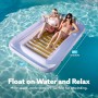 Sloosh Flotador inflable de bronceado para piscina, bañera bronceada, para adultos, balsa para piscina, tomar el sol, broncear,