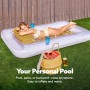 Sloosh Flotador inflable de bronceado para piscina, bañera bronceada, para adultos, balsa para piscina, tomar el sol, broncear,