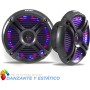 Pyle par de Altavoces Marinos de 6.5”, 250V, Sonido Estereo, Duales, Exteriores, Resistentes al Agua y a la Intemperie