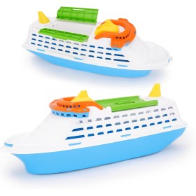 Toyland® - Barco de Crucero Colorido de 41cm (16") con Puertas Móviles - Juguete Acuático Flotante para Niños - Juguetes para la