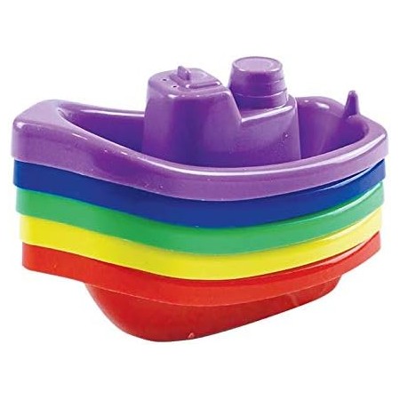 Barcos flotantes para el baño para niños, juguetes divertidos Shopmonk, paquete de 5