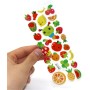 Pegatinas Hinchadas Burbujas para con Precisión Decoración del Tema Los Dibujos Animados Easy Peal Off Reutilizable Vigera 3D