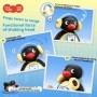 Pingu escuchar música sacudiendo la cabeza pingüino bebé altavoz portá
