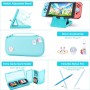 Funda para NS Switch - innoAura Accesorios NS Switch 18 en 1 con Carcasa de Transporte de Switch, Carcasa de Videojuegos de