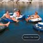Intex Rueda Hinchable, 157x243 cm, 2 Personas, Incluye Nevera y 2 Porta Bebidas, con Parche reparación, Flotador, Colchonetas de