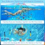 29 Piezas Juguetes de Piscina para Niños Anillos de Buceo, Juguetes para el Buceo en la Piscina, Regalos de Juguetes Submarinos