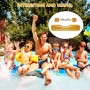 Flotador de Piscina Inflable,4 Piezas Juego de Troncos Inflables,Juguete de Flotador,Inflable Flotante Juguetes de Fila,Barco