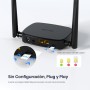 Tenda 4G03 Pro - Router 4G SIM, LTE Router CAT4, WiFi Speed up to 300Mbps, FDD y TDD, Plug&Play, LAN/WAN Ethernet Port, Carga