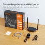 Tenda 4G03 Pro - Router 4G SIM, LTE Router CAT4, WiFi Speed up to 300Mbps, FDD y TDD, Plug&Play, LAN/WAN Ethernet Port, Carga