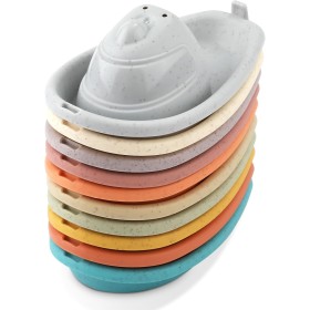 10 Piezas Barco Baño Bebe, Juguetes de Baño, Barcos Flotantes Barcos de Juguete de Ducha Juguetes de Bañera para Niños
