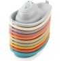 10 Piezas Barco Baño Bebe, Juguetes de Baño, Barcos Flotantes Barcos de Juguete de Ducha Juguetes de Bañera para Niños