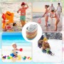 10 Piezas Barco Baño Bebe, Juguetes de Baño, Barcos Flotantes Barcos de Juguete de Ducha Juguetes de Bañera para Niños