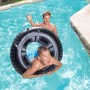 BESTWAY 36016PB - Flotador Hinchable Infantil Diseño Rueda 91 cm con Válvula de Seguridad para Inflado y Desinflado Rápido para