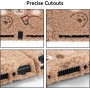GeekShare Linda Funda Protectora de Felpa Compatible con Nintendo Switch y Joy con - Absorción de Golpes y antiarañazos - Oso de