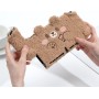 GeekShare Linda Funda Protectora de Felpa Compatible con Nintendo Switch y Joy con - Absorción de Golpes y antiarañazos - Oso de