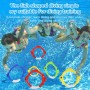 19 Piezas Juguetes de Buceo, Juguetes de Piscina para Niños Anillos de Buceo Juguetes de Buceo Conjunto Juguetes para Nadar bajo
