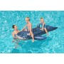 BESTWAY INFLATABLES & MATERIAL- CAVALCABILE SQUALO 41482 Maravillas Whaletastic Ride-On Brazaletes y flotadores, Color