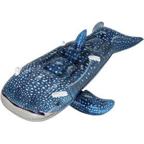 BESTWAY INFLATABLES & MATERIAL- CAVALCABILE SQUALO 41482 Maravillas Whaletastic Ride-On Brazaletes y flotadores, Color