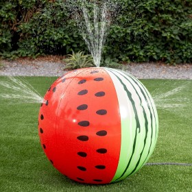 JOYIN Mega Melon Bola de riego Jumbo, 35.5” sandía inflables rociadores Juguetes para los niños los niños pequeños