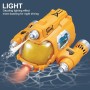 Barco Control Remoto para Niños, 2.4GHz RC Juguete Barco por Control Remoto, con Agua Rociada Control Remoto Submarino Piscina